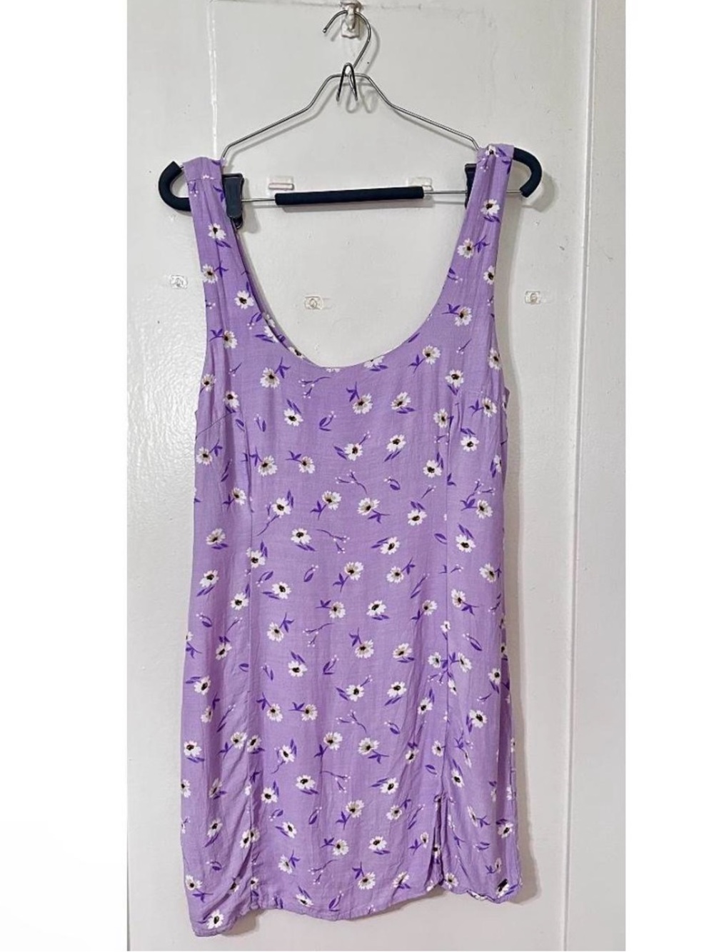 Pull&Bear Floral Lilac 90’s vintage inspired mini dress - Size M